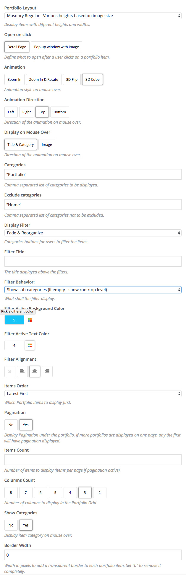 portfolio full width style